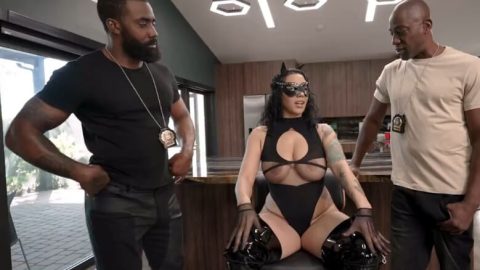 Rae West as ANAL Catwoman Milf