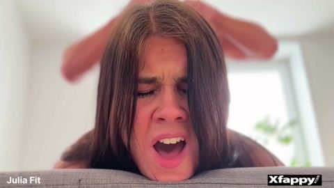 juliaFit – schoolgirl takes in mouth after anal